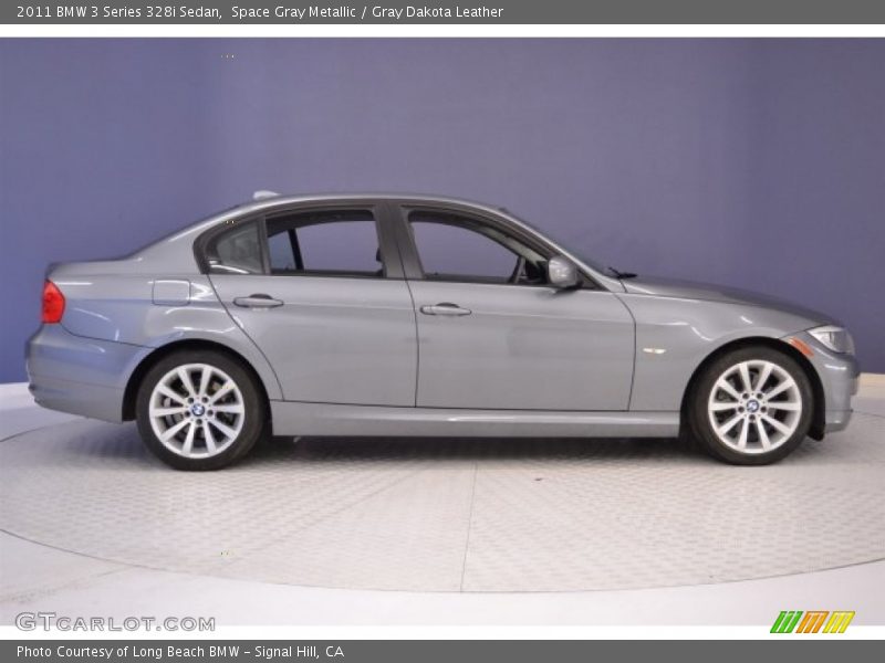 Space Gray Metallic / Gray Dakota Leather 2011 BMW 3 Series 328i Sedan