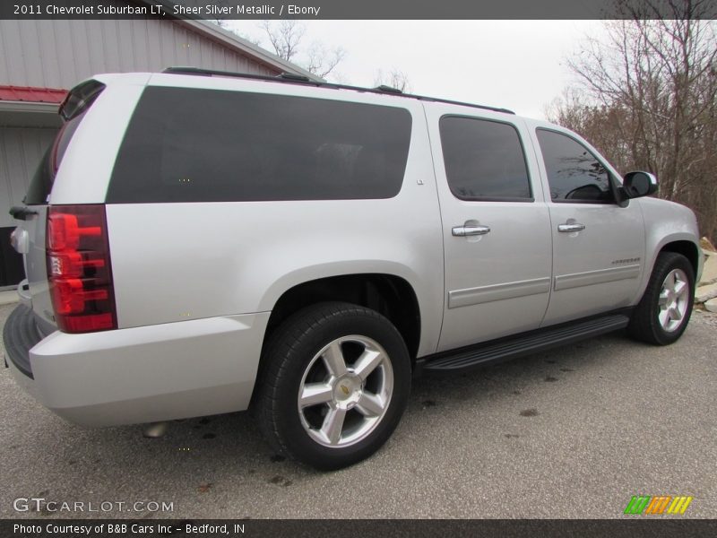 Sheer Silver Metallic / Ebony 2011 Chevrolet Suburban LT