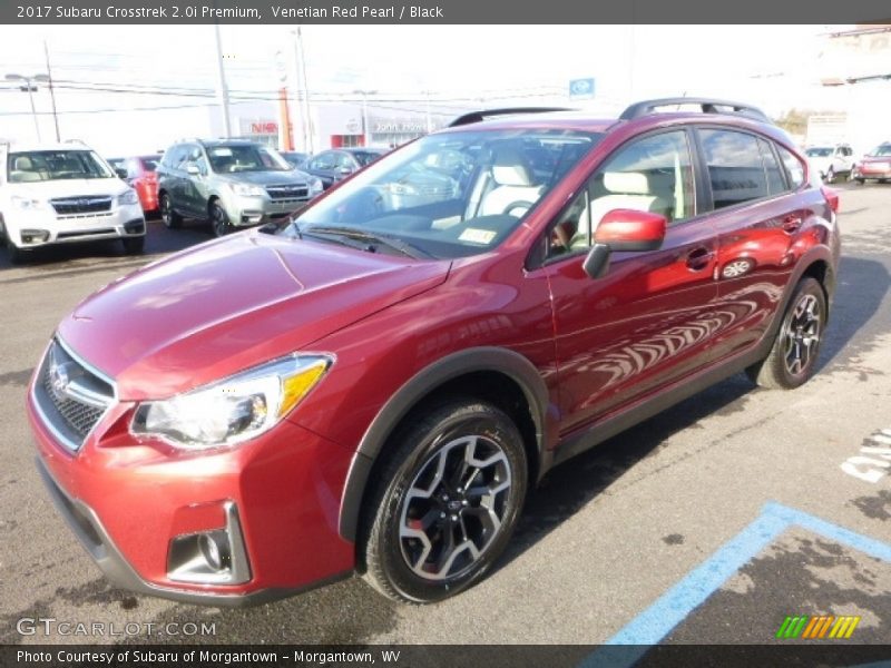 Venetian Red Pearl / Black 2017 Subaru Crosstrek 2.0i Premium