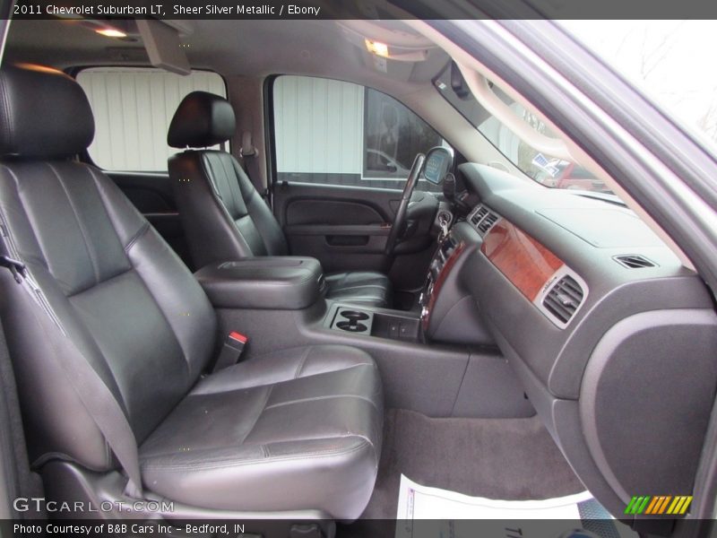 Sheer Silver Metallic / Ebony 2011 Chevrolet Suburban LT