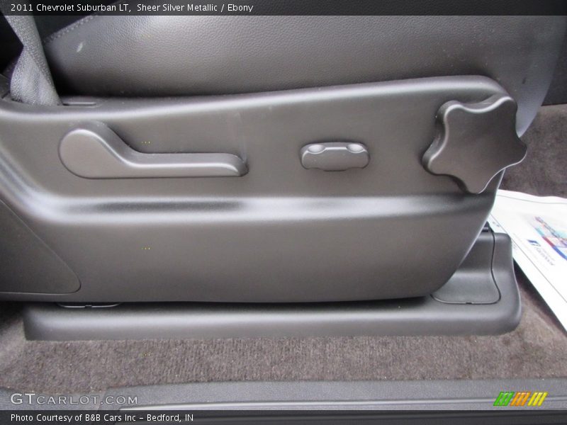 Sheer Silver Metallic / Ebony 2011 Chevrolet Suburban LT