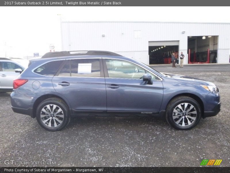 Twilight Blue Metallic / Slate Black 2017 Subaru Outback 2.5i Limited