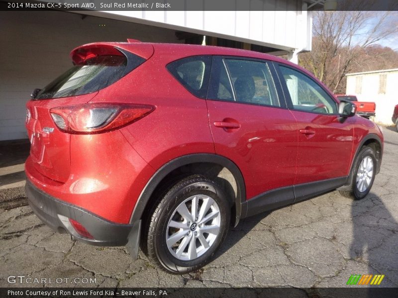 Soul Red Metallic / Black 2014 Mazda CX-5 Sport AWD