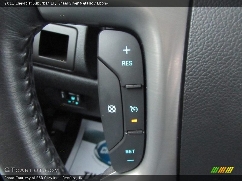 Sheer Silver Metallic / Ebony 2011 Chevrolet Suburban LT