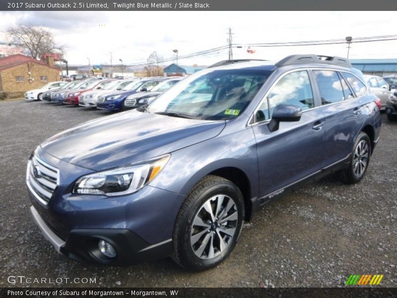 Twilight Blue Metallic / Slate Black 2017 Subaru Outback 2.5i Limited