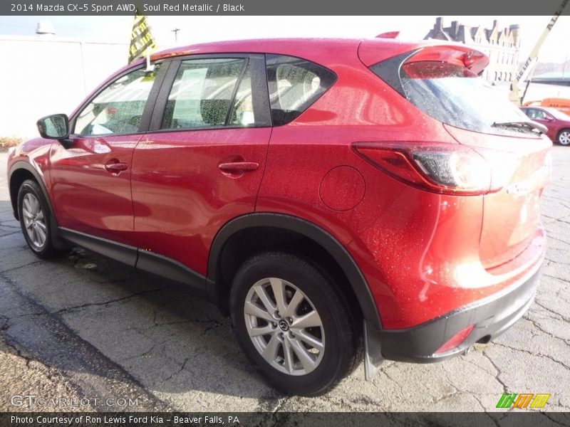 Soul Red Metallic / Black 2014 Mazda CX-5 Sport AWD