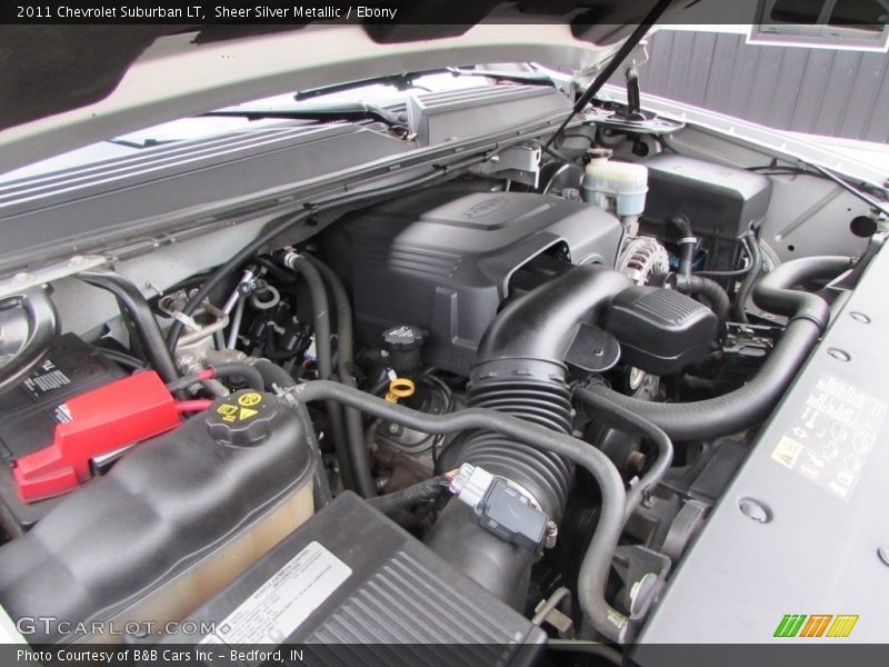 Sheer Silver Metallic / Ebony 2011 Chevrolet Suburban LT