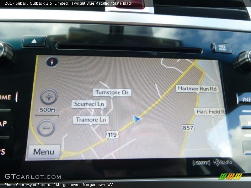 Twilight Blue Metallic / Slate Black 2017 Subaru Outback 2.5i Limited