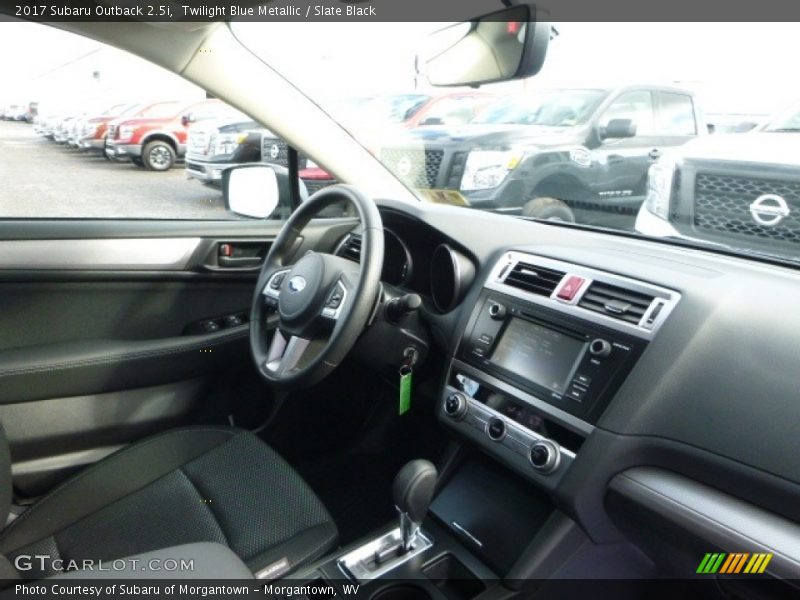 Twilight Blue Metallic / Slate Black 2017 Subaru Outback 2.5i