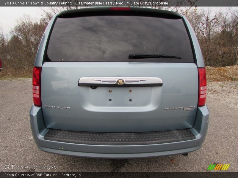 Clearwater Blue Pearl / Medium Slate Gray/Light Shale 2010 Chrysler Town & Country Touring