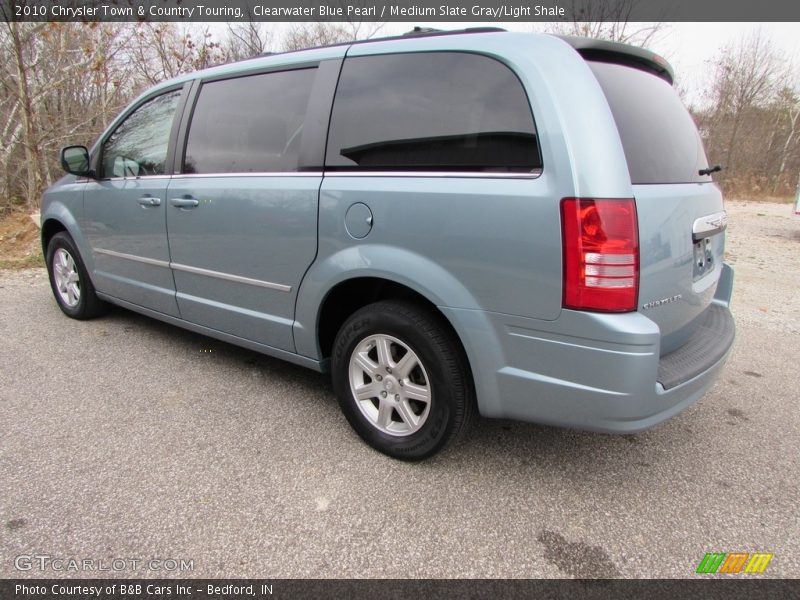 Clearwater Blue Pearl / Medium Slate Gray/Light Shale 2010 Chrysler Town & Country Touring