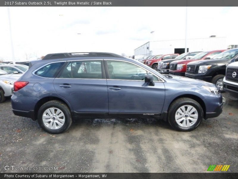 Twilight Blue Metallic / Slate Black 2017 Subaru Outback 2.5i