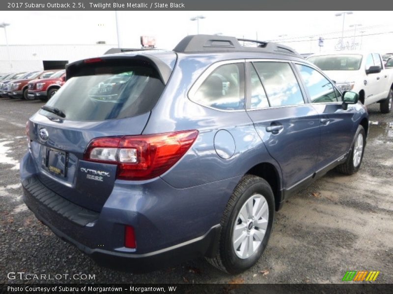 Twilight Blue Metallic / Slate Black 2017 Subaru Outback 2.5i