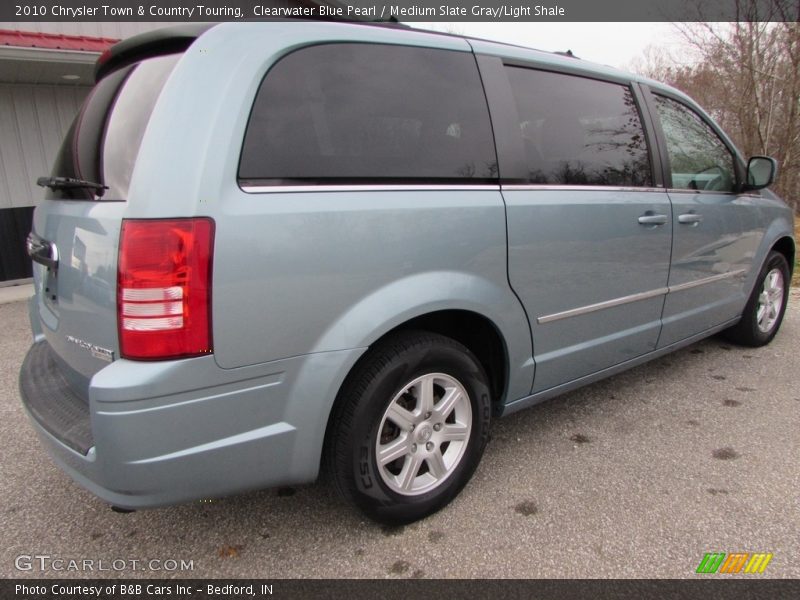 Clearwater Blue Pearl / Medium Slate Gray/Light Shale 2010 Chrysler Town & Country Touring