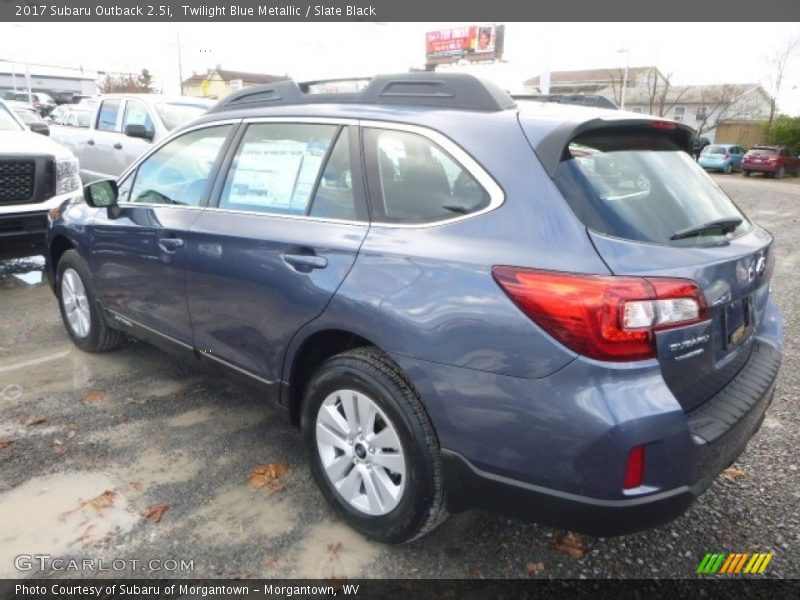 Twilight Blue Metallic / Slate Black 2017 Subaru Outback 2.5i