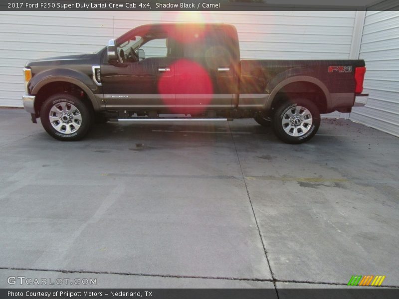 Shadow Black / Camel 2017 Ford F250 Super Duty Lariat Crew Cab 4x4