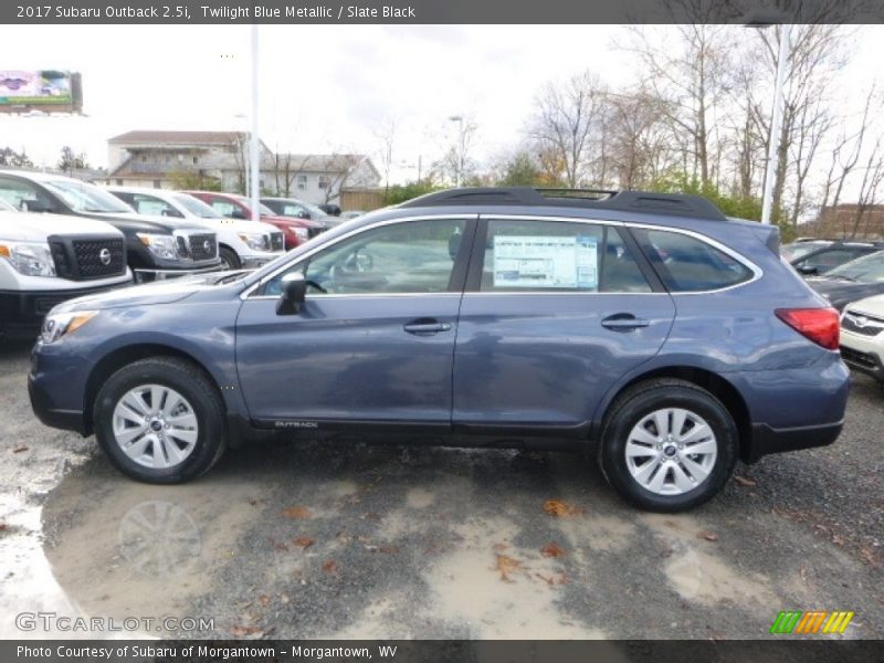 Twilight Blue Metallic / Slate Black 2017 Subaru Outback 2.5i
