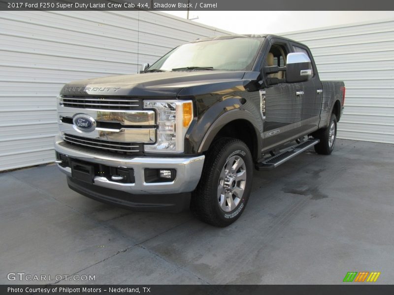Shadow Black / Camel 2017 Ford F250 Super Duty Lariat Crew Cab 4x4