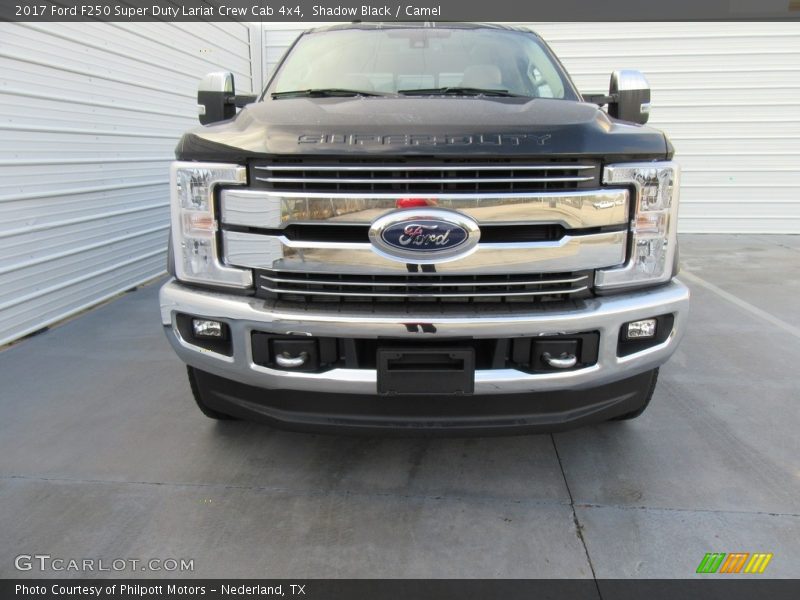 Shadow Black / Camel 2017 Ford F250 Super Duty Lariat Crew Cab 4x4
