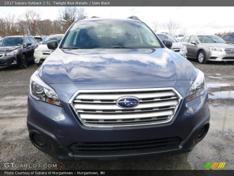 Twilight Blue Metallic / Slate Black 2017 Subaru Outback 2.5i
