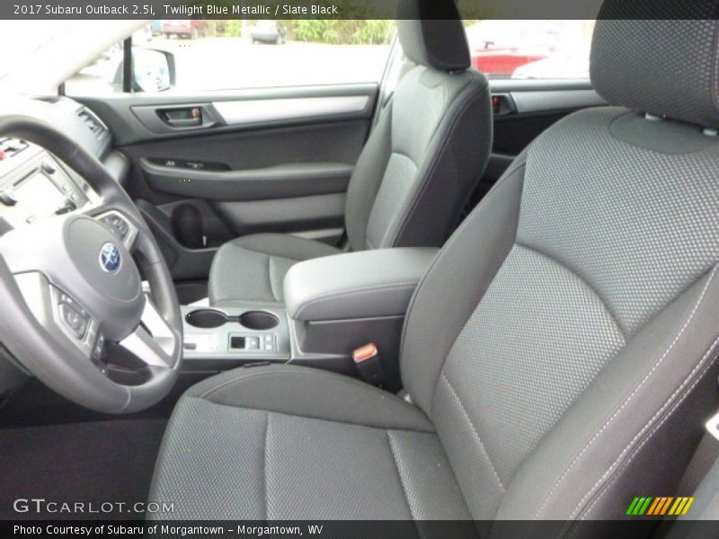 Twilight Blue Metallic / Slate Black 2017 Subaru Outback 2.5i