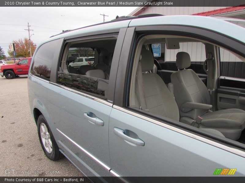 Clearwater Blue Pearl / Medium Slate Gray/Light Shale 2010 Chrysler Town & Country Touring