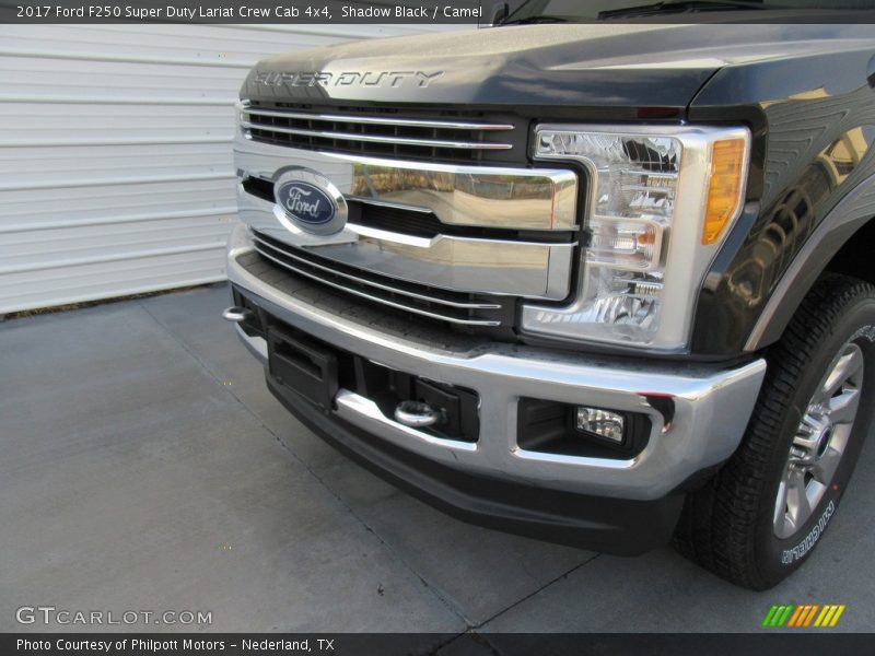Shadow Black / Camel 2017 Ford F250 Super Duty Lariat Crew Cab 4x4