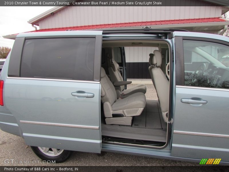 Clearwater Blue Pearl / Medium Slate Gray/Light Shale 2010 Chrysler Town & Country Touring