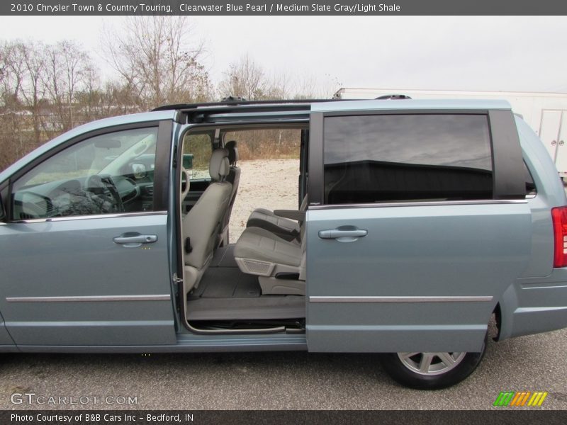 Clearwater Blue Pearl / Medium Slate Gray/Light Shale 2010 Chrysler Town & Country Touring