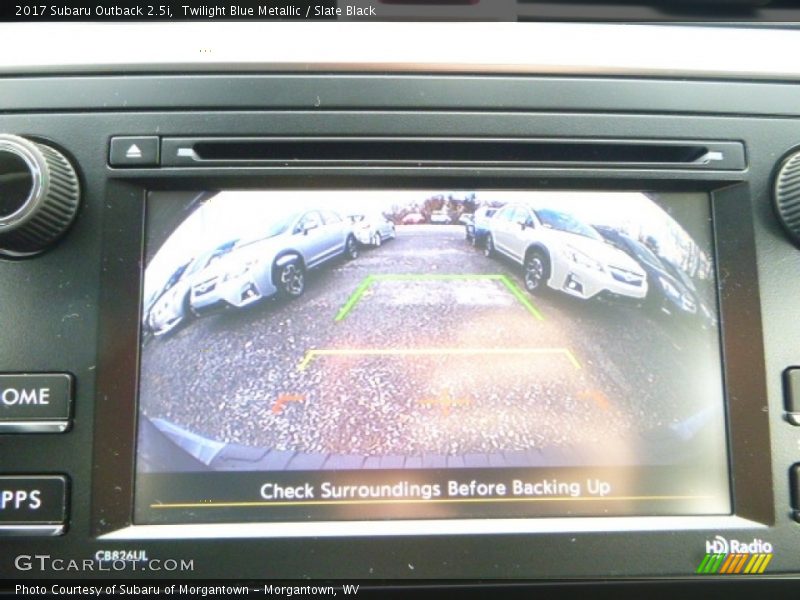 Twilight Blue Metallic / Slate Black 2017 Subaru Outback 2.5i