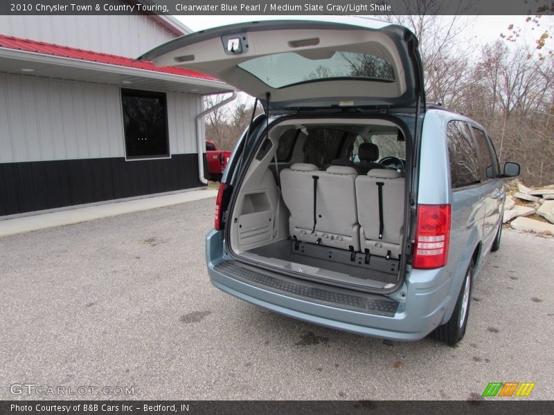 Clearwater Blue Pearl / Medium Slate Gray/Light Shale 2010 Chrysler Town & Country Touring