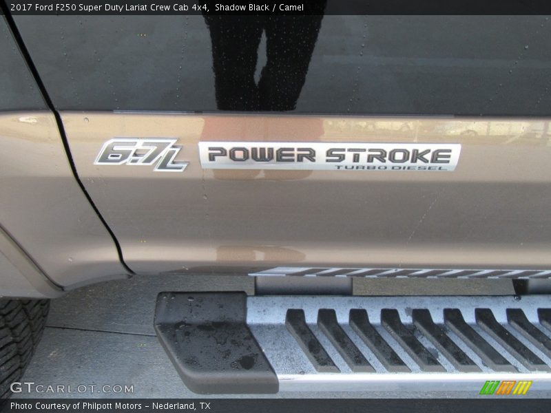 Shadow Black / Camel 2017 Ford F250 Super Duty Lariat Crew Cab 4x4