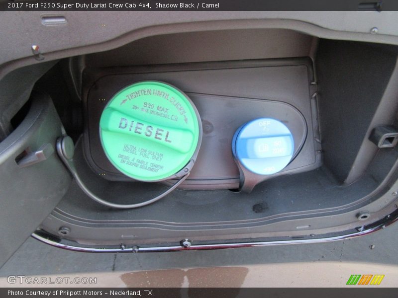 Shadow Black / Camel 2017 Ford F250 Super Duty Lariat Crew Cab 4x4