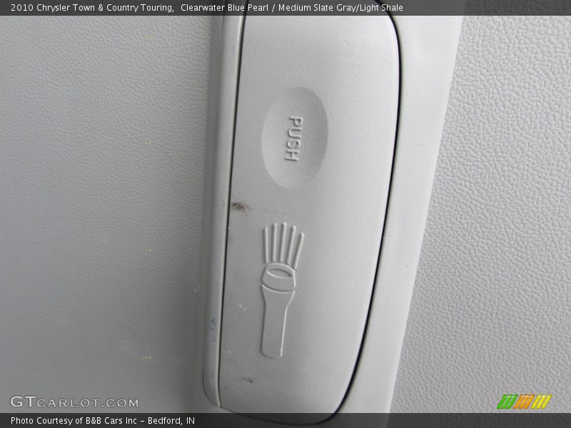 Clearwater Blue Pearl / Medium Slate Gray/Light Shale 2010 Chrysler Town & Country Touring