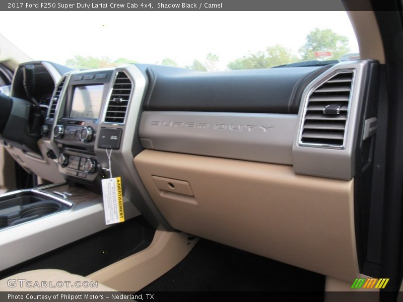 Shadow Black / Camel 2017 Ford F250 Super Duty Lariat Crew Cab 4x4