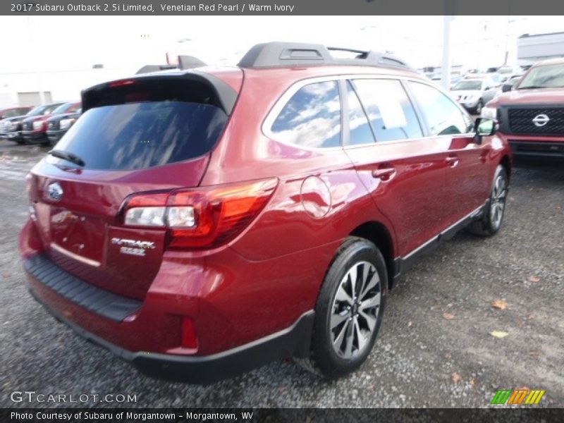 Venetian Red Pearl / Warm Ivory 2017 Subaru Outback 2.5i Limited