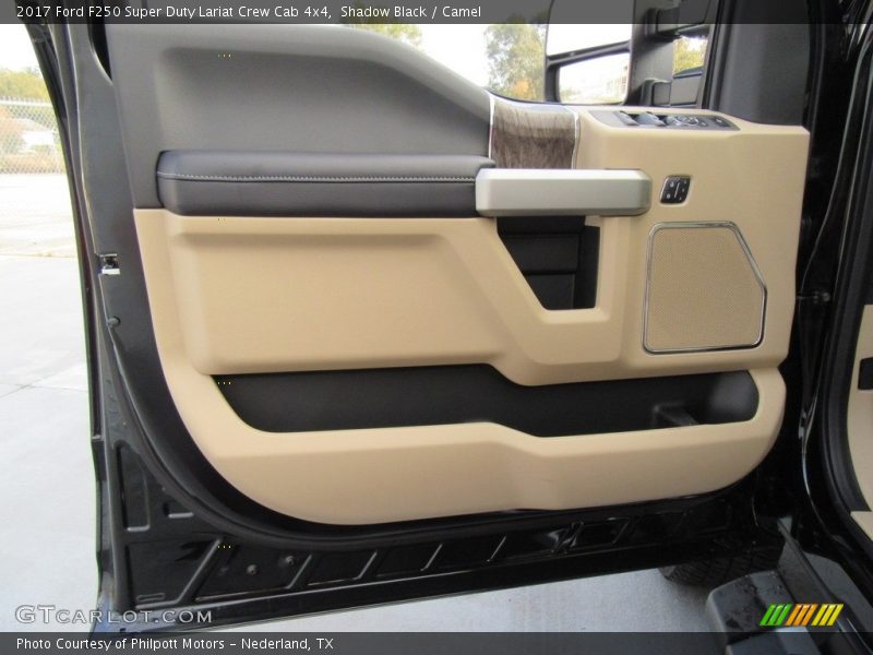 Shadow Black / Camel 2017 Ford F250 Super Duty Lariat Crew Cab 4x4