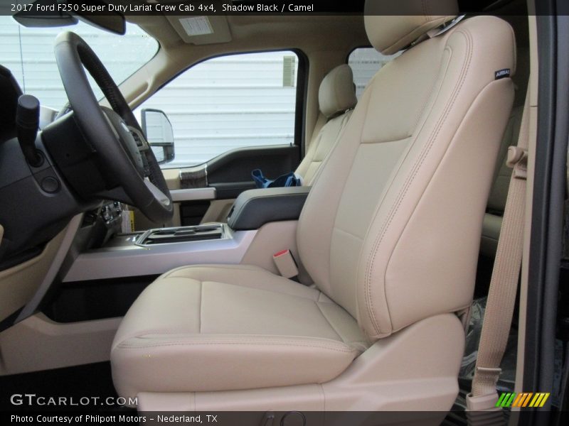 Shadow Black / Camel 2017 Ford F250 Super Duty Lariat Crew Cab 4x4