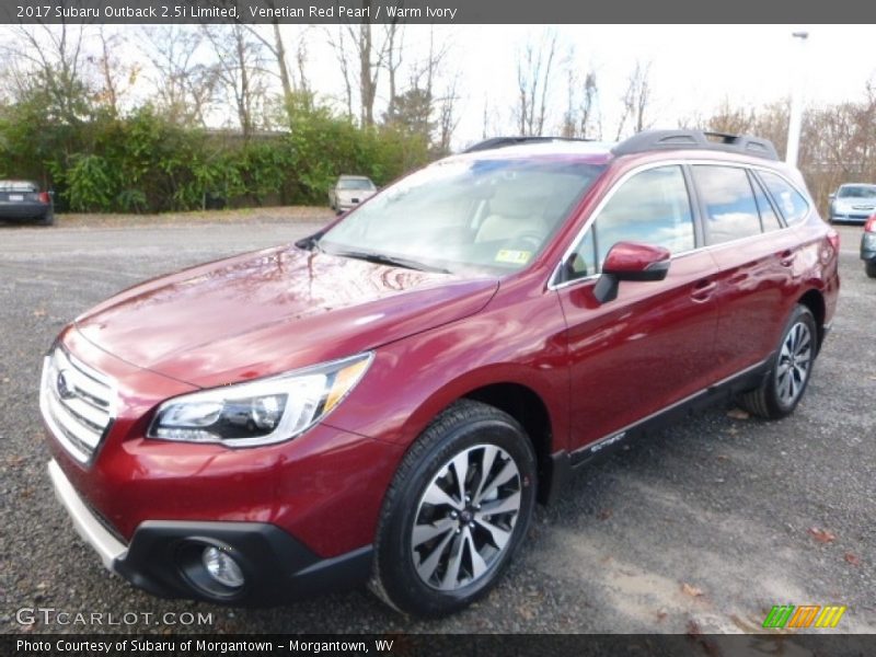 Venetian Red Pearl / Warm Ivory 2017 Subaru Outback 2.5i Limited