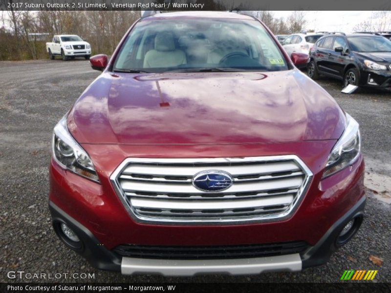 Venetian Red Pearl / Warm Ivory 2017 Subaru Outback 2.5i Limited