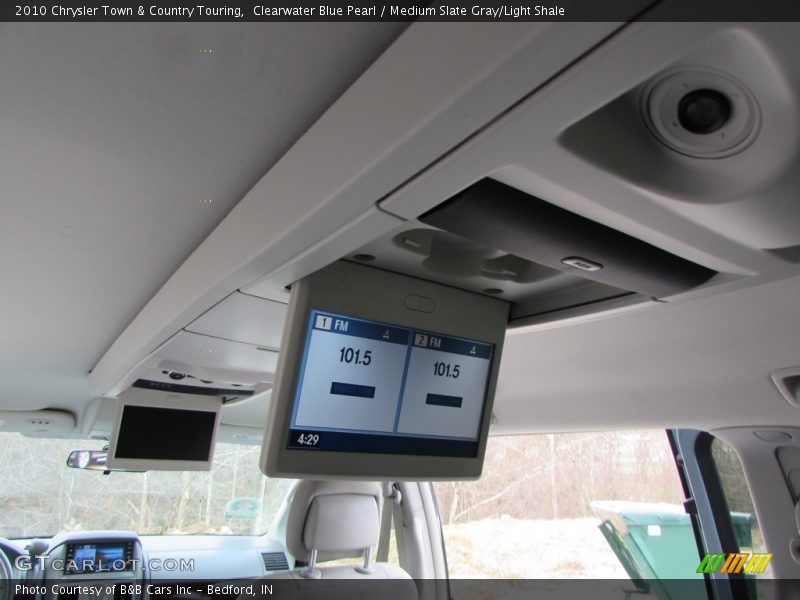 Clearwater Blue Pearl / Medium Slate Gray/Light Shale 2010 Chrysler Town & Country Touring