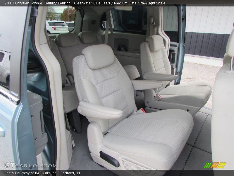 Clearwater Blue Pearl / Medium Slate Gray/Light Shale 2010 Chrysler Town & Country Touring