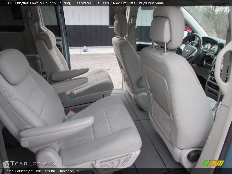 Clearwater Blue Pearl / Medium Slate Gray/Light Shale 2010 Chrysler Town & Country Touring