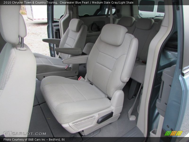 Clearwater Blue Pearl / Medium Slate Gray/Light Shale 2010 Chrysler Town & Country Touring