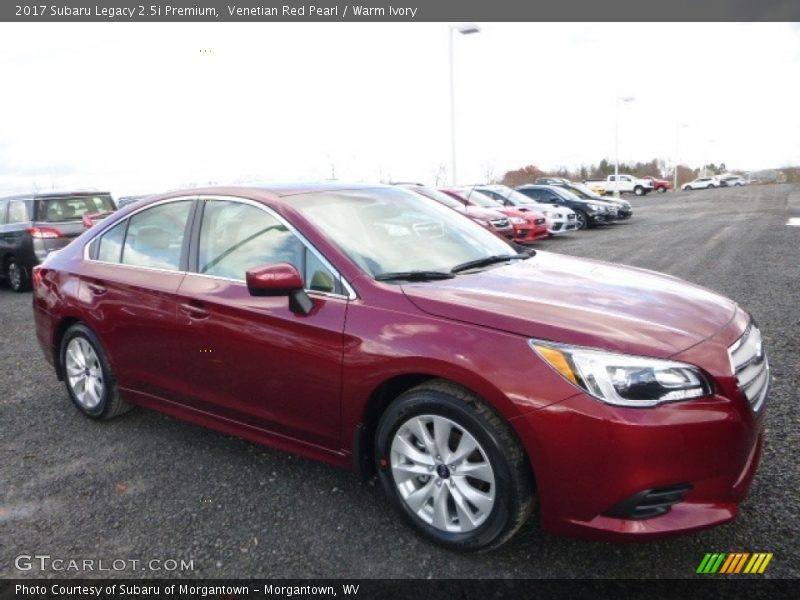 Venetian Red Pearl / Warm Ivory 2017 Subaru Legacy 2.5i Premium