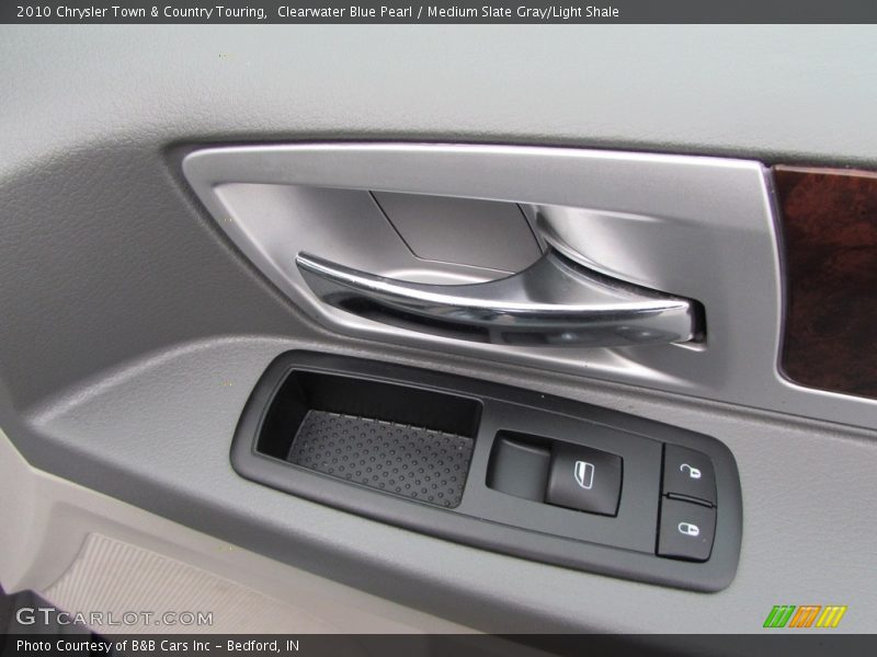 Clearwater Blue Pearl / Medium Slate Gray/Light Shale 2010 Chrysler Town & Country Touring