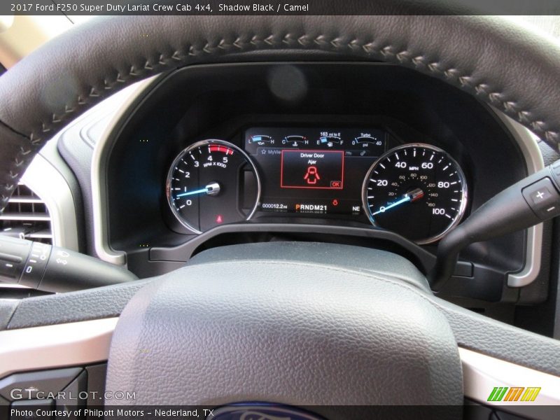 Shadow Black / Camel 2017 Ford F250 Super Duty Lariat Crew Cab 4x4