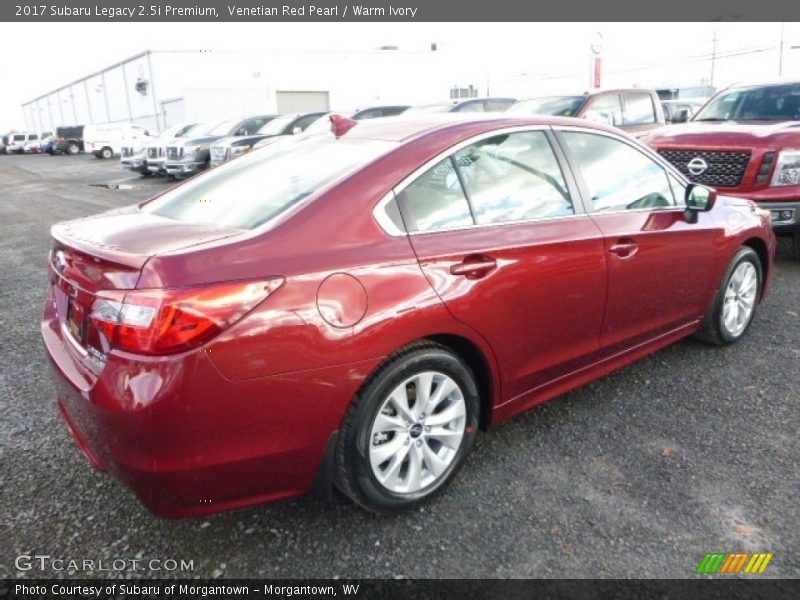 Venetian Red Pearl / Warm Ivory 2017 Subaru Legacy 2.5i Premium