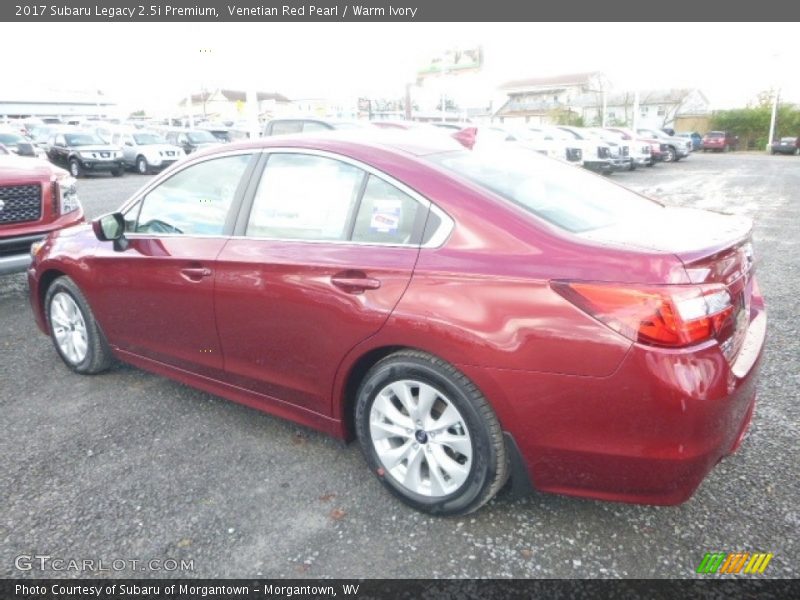 Venetian Red Pearl / Warm Ivory 2017 Subaru Legacy 2.5i Premium