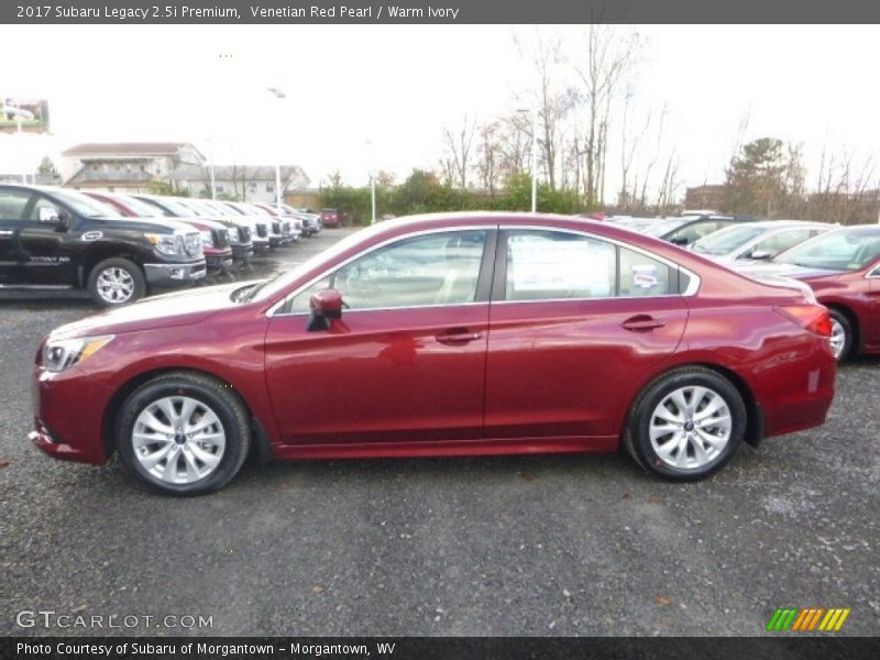 Venetian Red Pearl / Warm Ivory 2017 Subaru Legacy 2.5i Premium